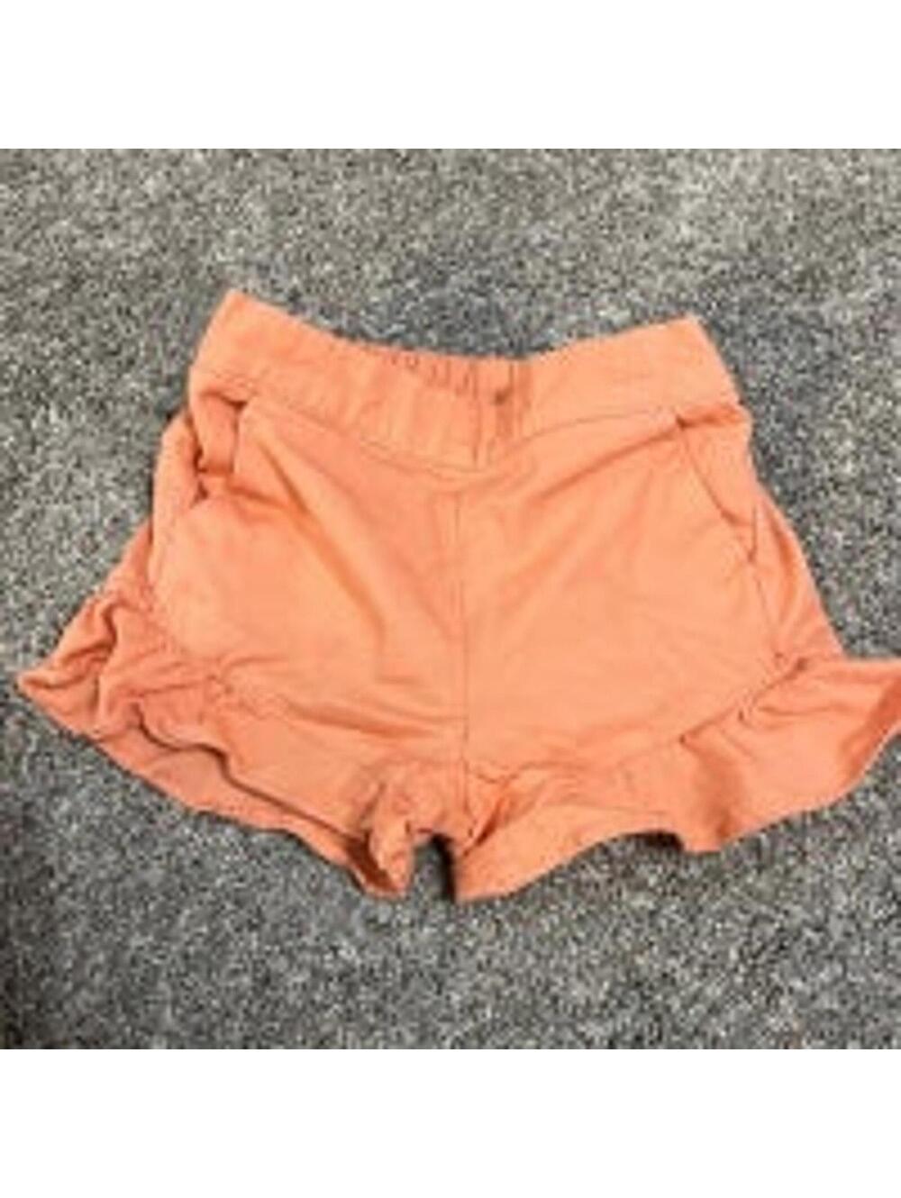 Janie and Jack Baby Girl's Salmon Ruffled Shorts size 18-24 months